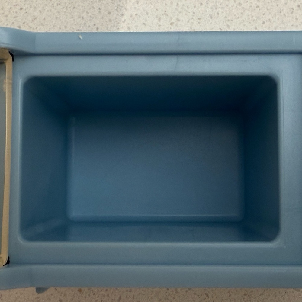 Vintage Playskool Dollhouse Blue Microwave 90s - Picture 11 of 14